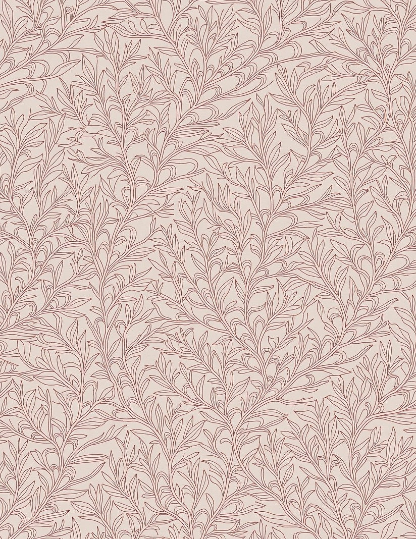 Vine Pattern Outline Design Rug