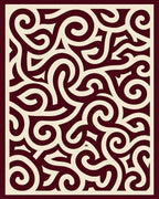 Intricate Swirl Pattern Rug