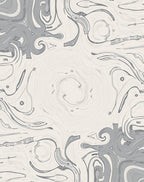 Fluid Swirl Abstract Pattern Rug