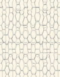 Geometric Hexagon Outline Pattern Rug