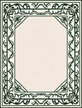 Intricate Scrollwork Botanical Pattern Rug