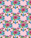 Vibrant Floral Bouquet Pattern Rug