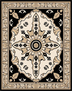 Classic Sun Floral Intricate Pattern Rug