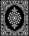 Classic Floral Medallion Border Design Rug