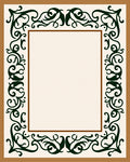 Elegant Scrollwork Arabesque Style Rug