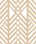 Geometric Abstract Stripe Pattern Rug