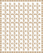Modern GeometricHoundstooth Pattern Rug