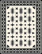 Bold Traditional Geometric Pattern Rug