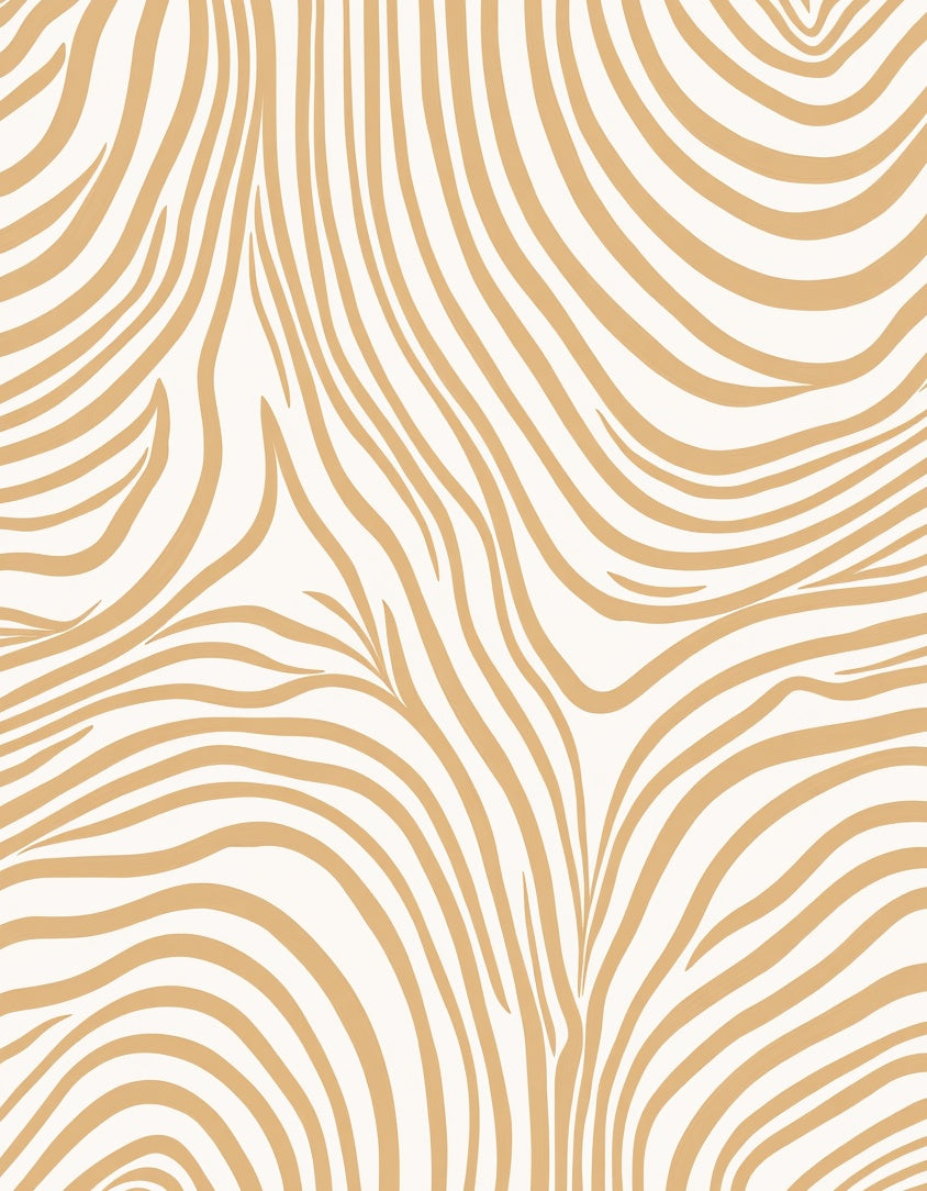 Abstract Wavy Stripe Pattern Design Rug