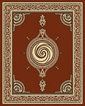 Ornate Swirl Central Medallion Rug