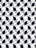 Playful Black Ovations Pattern Rug