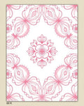 Pretty Pink Floral Mandala Design Rug