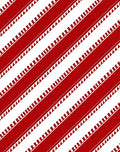 Diagonal Red White Stripe Pattern Rug