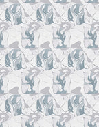 Arctic Abstract Organic Flow Rug