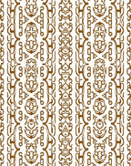 Ornate Tribal Inspired Pattern Design Rug