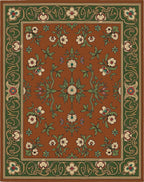 Art Nouveau Floral Garden Rug