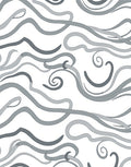 Flowing Wave Pattern with Subtle Swirls Rug