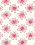 Pink Floral Print Pattern Design Rug