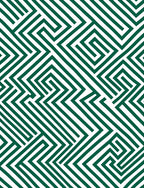 Modern Geometric Maze Pattern Rug