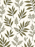 Botanical Leaf Branch Pattern Design Rug