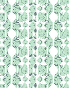 Mint Abstract Geometric Pattern Rug