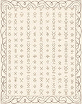 Abstract Symbols Geometric Pattern Design Rug