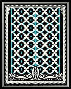 Geometric Diamond Lattice Rug
