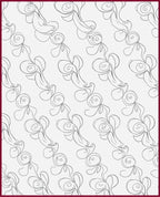 Abstract Swirl Vine Delicate Pattern Rug