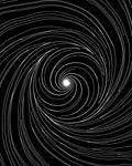 Abstract Swirling Lines Pattern Rug