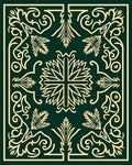 Ornate Flourish Geometric Pattern Rug