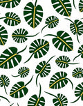 Tropical Leaf Pattern Rug