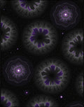 Cosmic Swirls With Purple Accents Rug