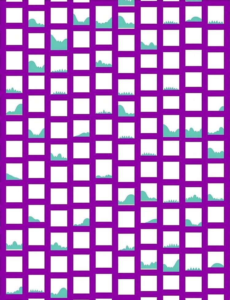 Abstract Geometric Wave Pattern Rug