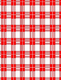 Classic Red Checkerboard Pattern Rug