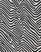 Black And White Wavy Abstract Design Rug