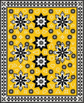 Bold Starburst Geometric Pattern Rug