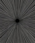 Radiating Lines Graphic Design Rug