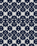 Traditional Floral Symmetrical Dark Rug