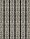 Tribal Striped Geometric Pattern Rug