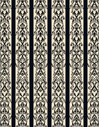 Tribal Striped Geometric Pattern Rug