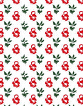 Red Blooming Branch Collage Rug