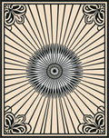 Sunburst Bloom Art Nouveau Design Rug