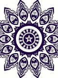 Intricate Star Mandala Design Rug