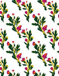 Vibrant Floral Branch Pattern Design Rug