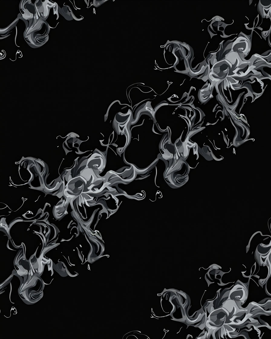 Abstract Smoke Swirl Decorative Pattern Rug