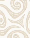 Abstract Swirls Neutral Toned Rug