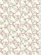 Delicate Floral Vine Pattern Rug