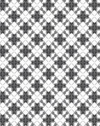 Monochromatic Abstract Geometric Tile Pattern Rug
