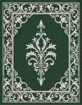 Elegant Floral Scrollwork Panel Rug