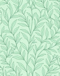 Verdant Botanical Vine Pattern Rug